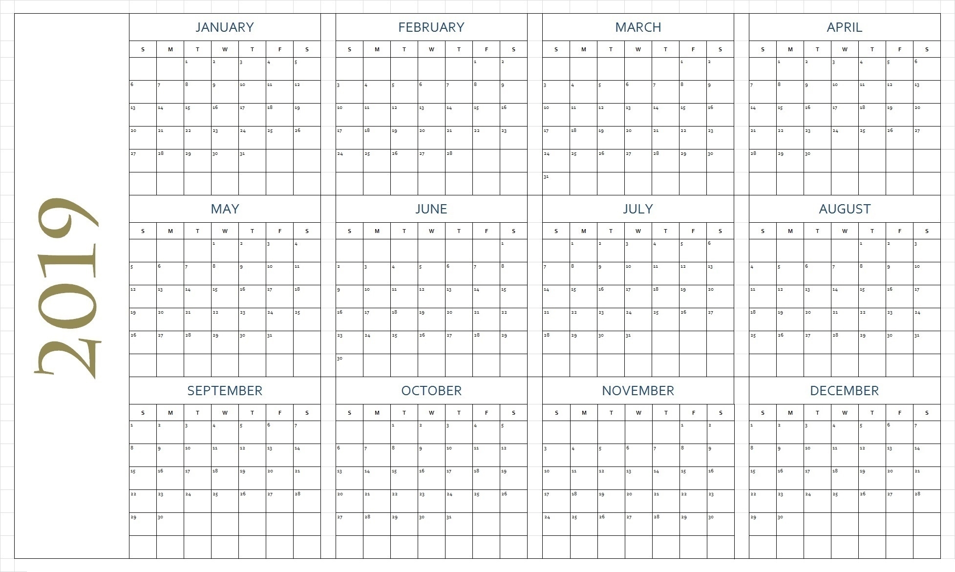 Free Blank Printable Calendar Pages - Free Printable Calendar within Free Blank Printable Calendar Template