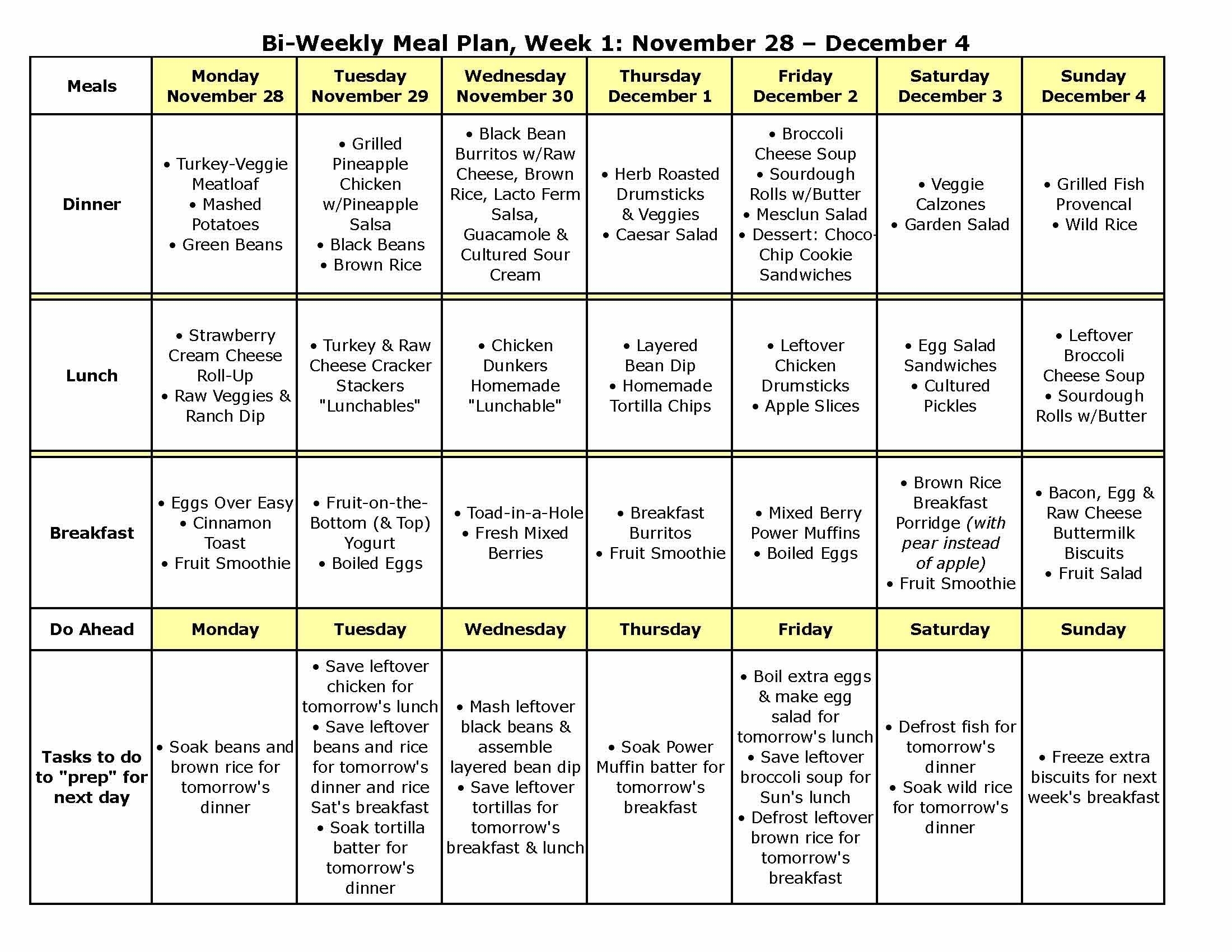 Free Download Greeting Card Templates Custom Bookmarks Printable within 1 Week Menu Calendar Template