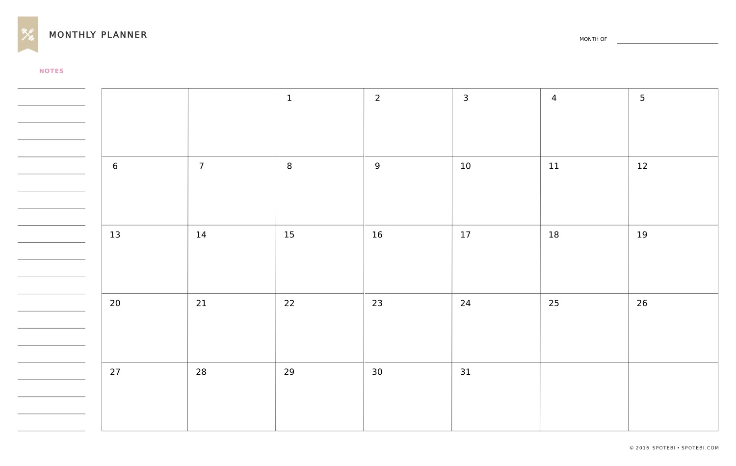 Free Excel Schedule Templates For Makers Thly Planner Template in Free Blank Monthly Planner Templates