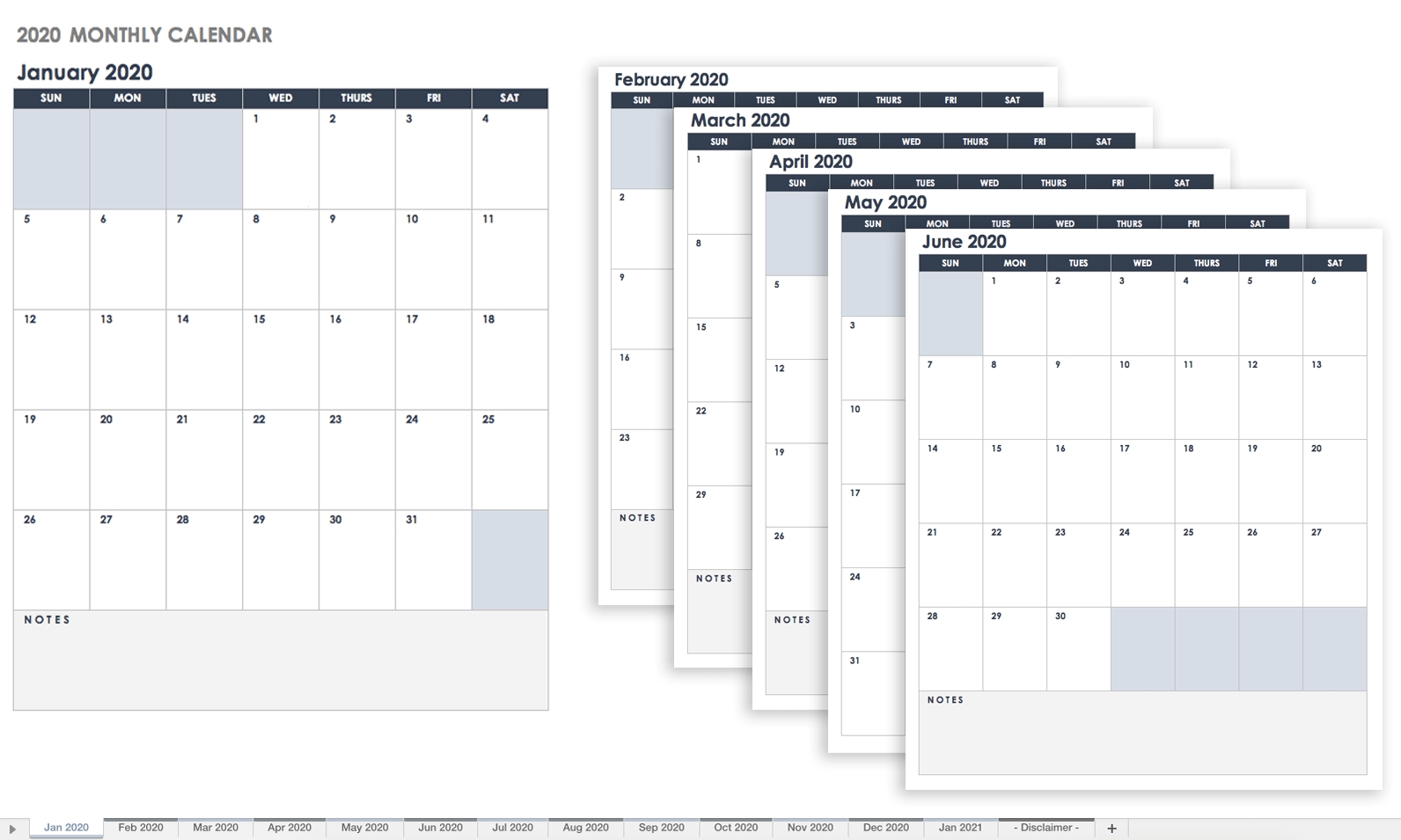 Free Google Calendar Templates | Smartsheet throughout Free Editable Printable Monthly Calendar