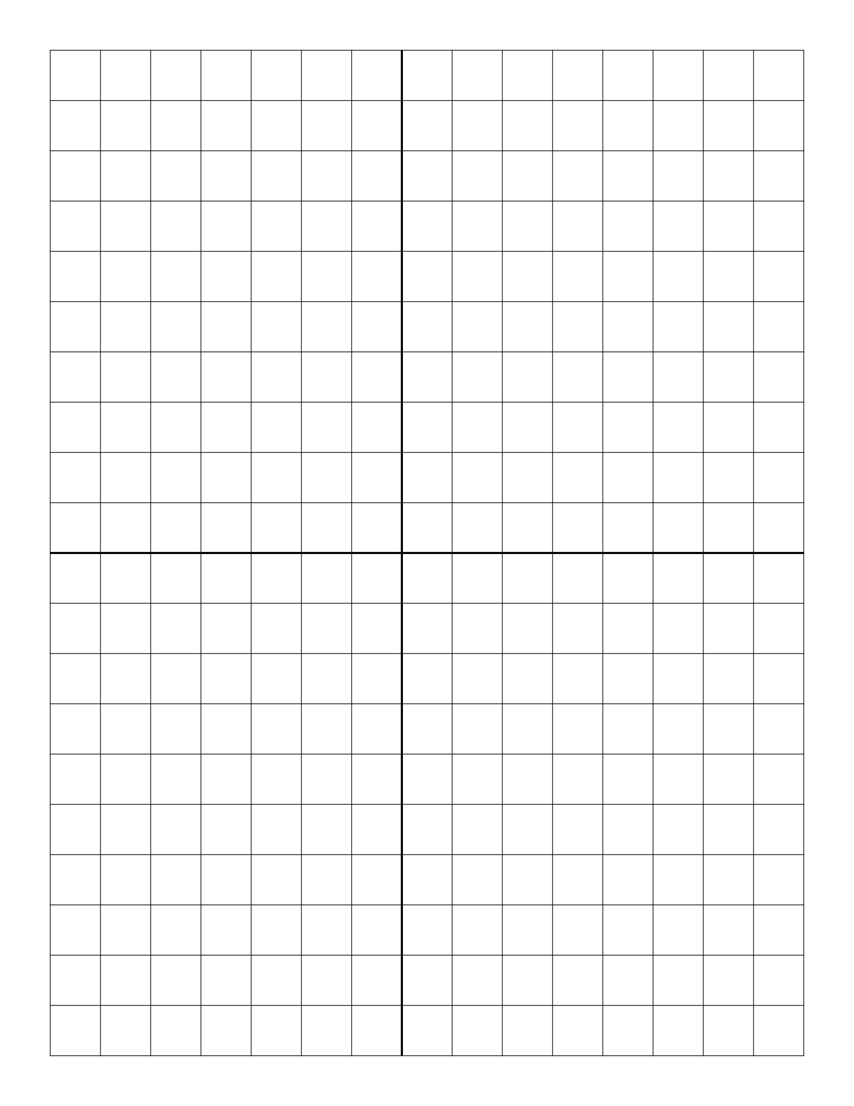 Free Online Graph Paper / Plain with 12 X 30 Grid Png