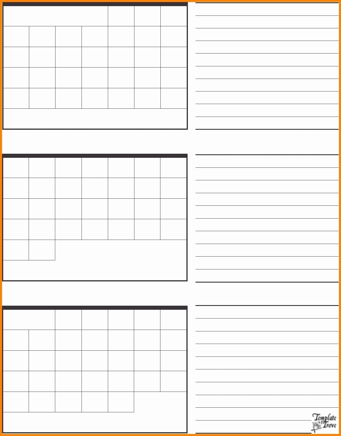 Printable Blank 3 Month Calendar Calendar Inspiration Design