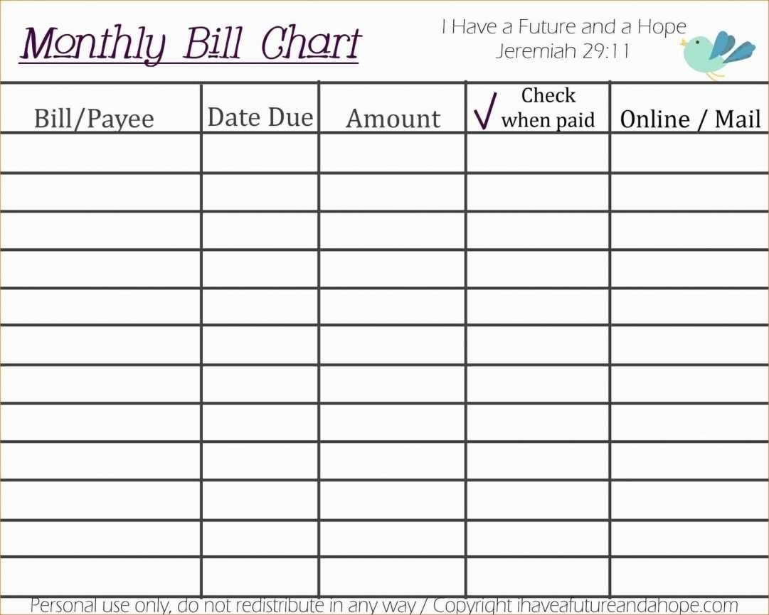 Free Printable Bill Payment Calendar Printable Calendar Templates in Free Printable Monthly Bill Templates