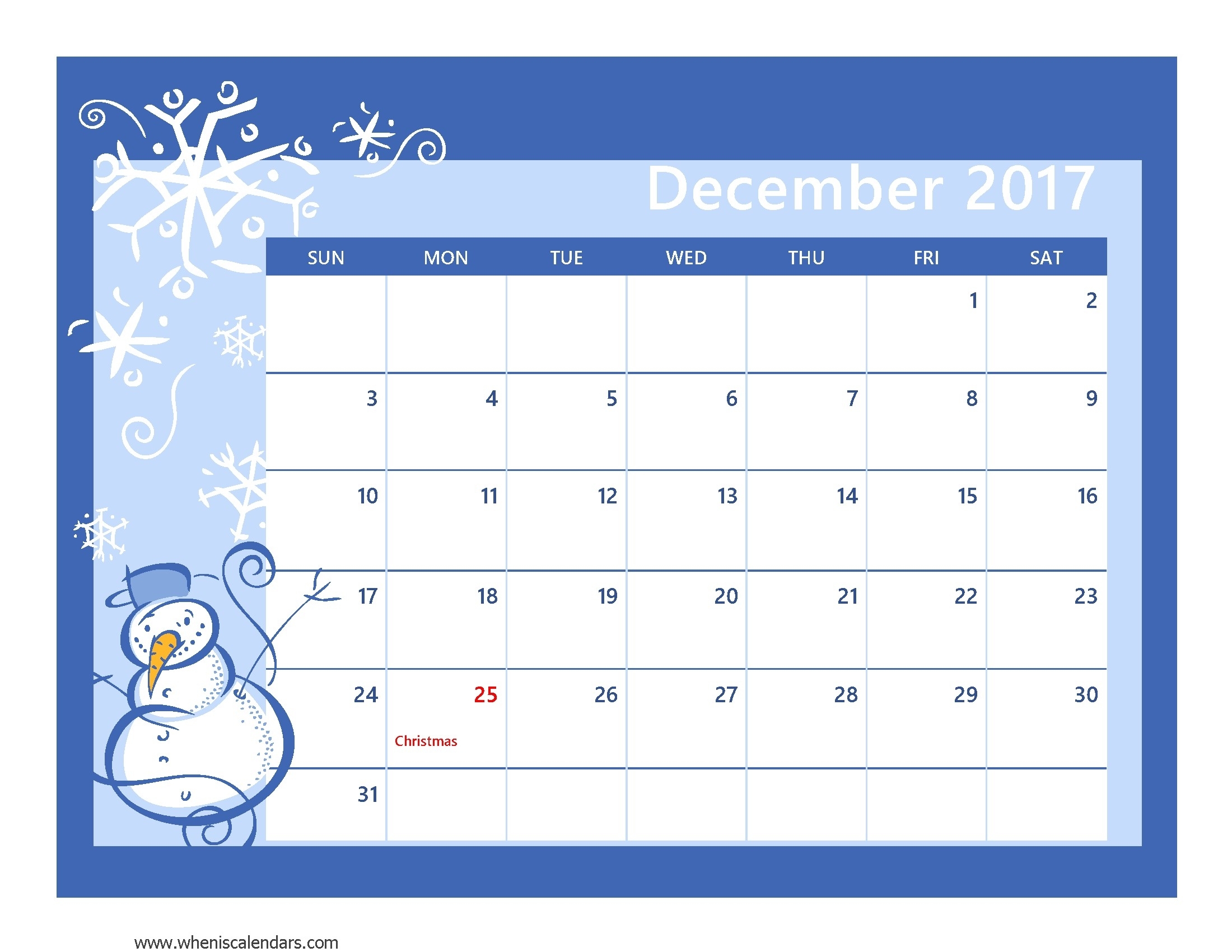 Free Printable Calendar December 2016 Pdf | Jcreview inside Blank 12 Month Seasonal Calendar