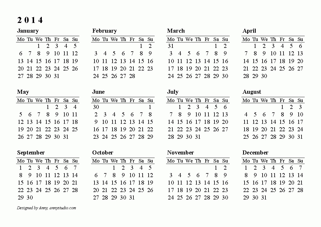 Free Printable Calendars And Planners 2019, 2020, 2021 pertaining to Month Calendar Beginning On Monday