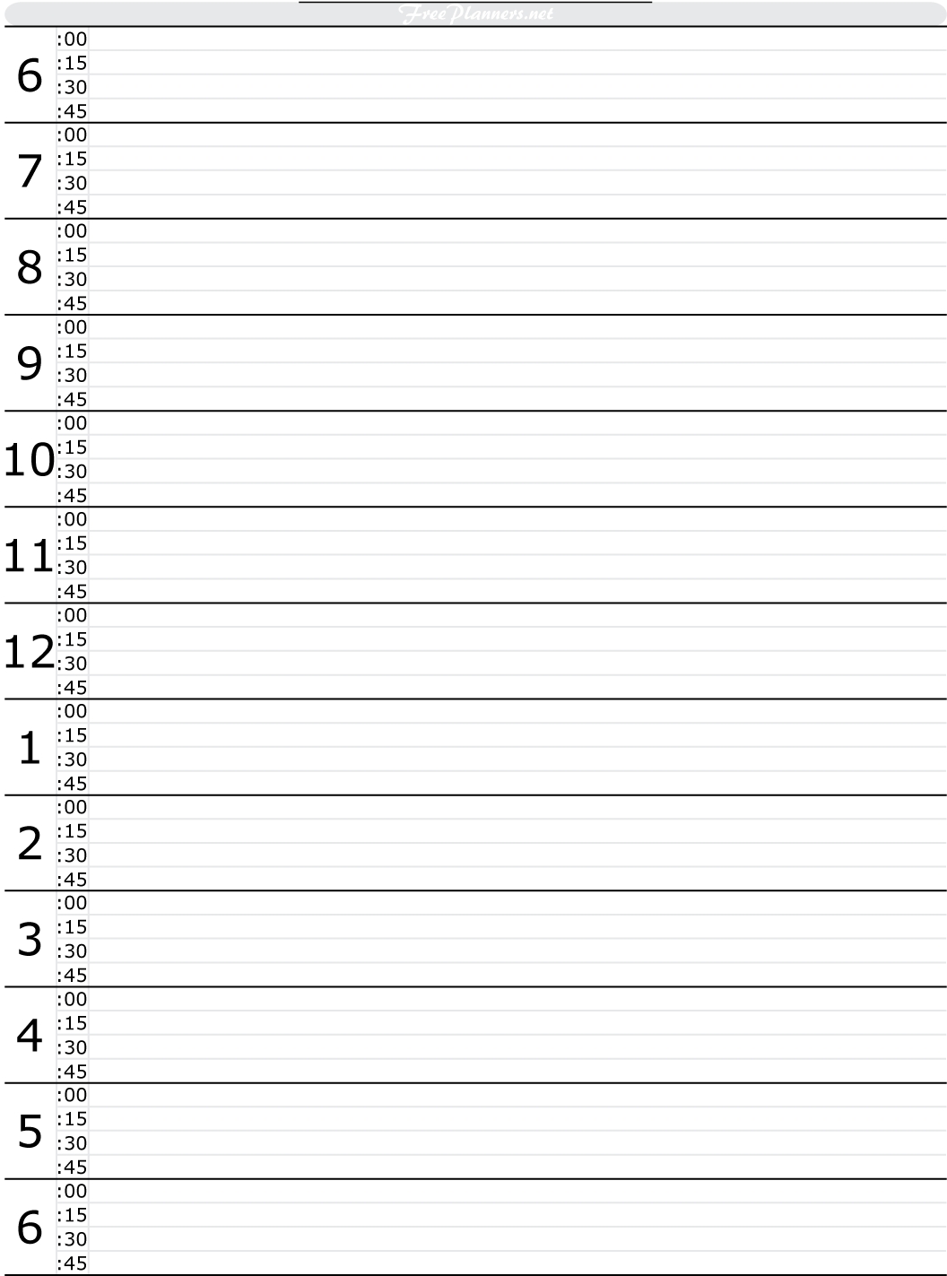 Weekly Hourly Schedule Template Pdf PDF Template