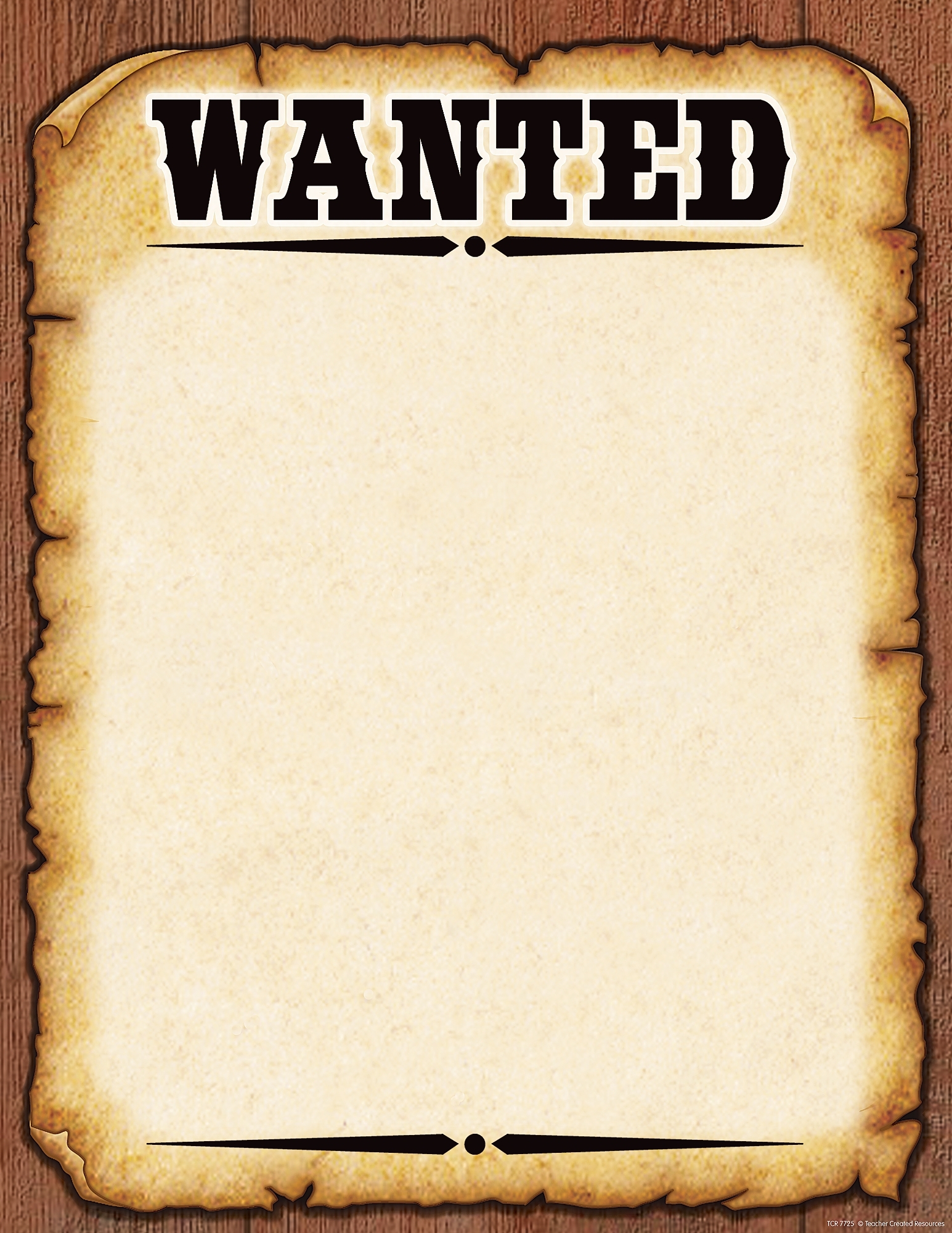 Wanted Poster Template Printable 8 1 2 By 14