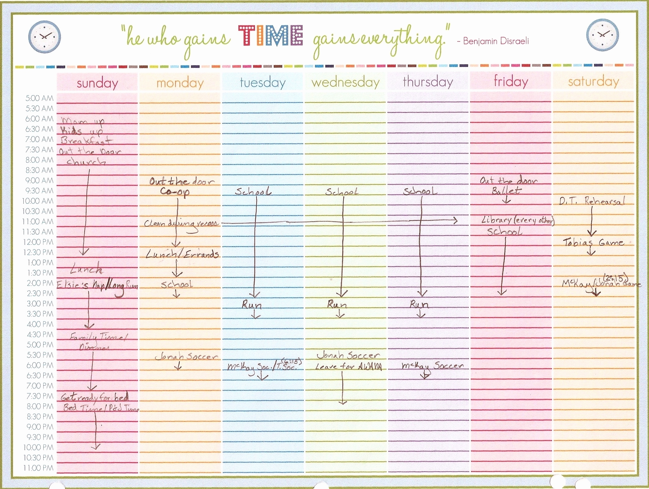 weekly calendar with time slots calendar inspiration design