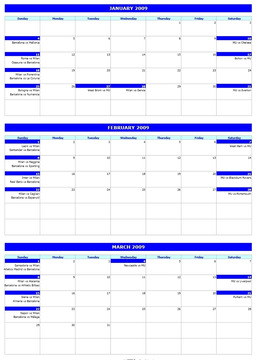 Free Three-Monthly Calendar Template Excel Calendar 3 Month Template in Calender For Last 3 Months