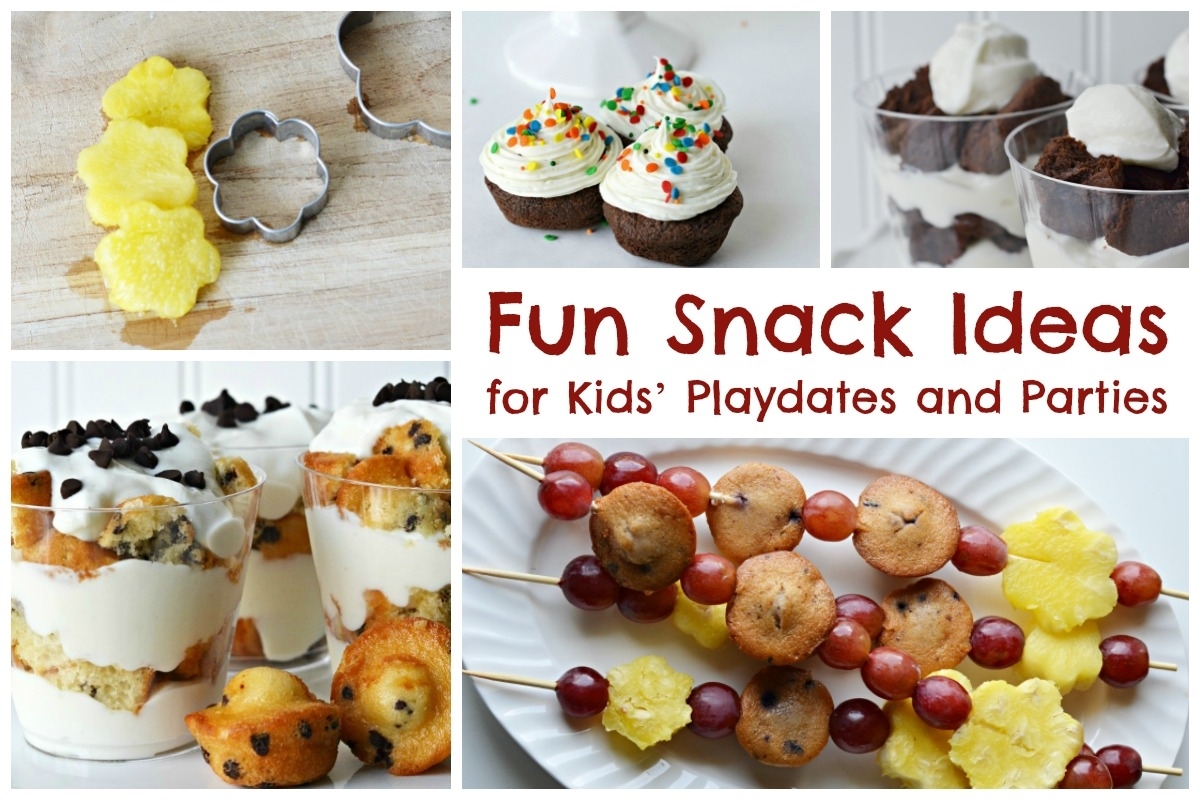 Fun Snack Ideas For Kids&#039; Playdates And Parties inside Fun Snack Ideas For Meetings