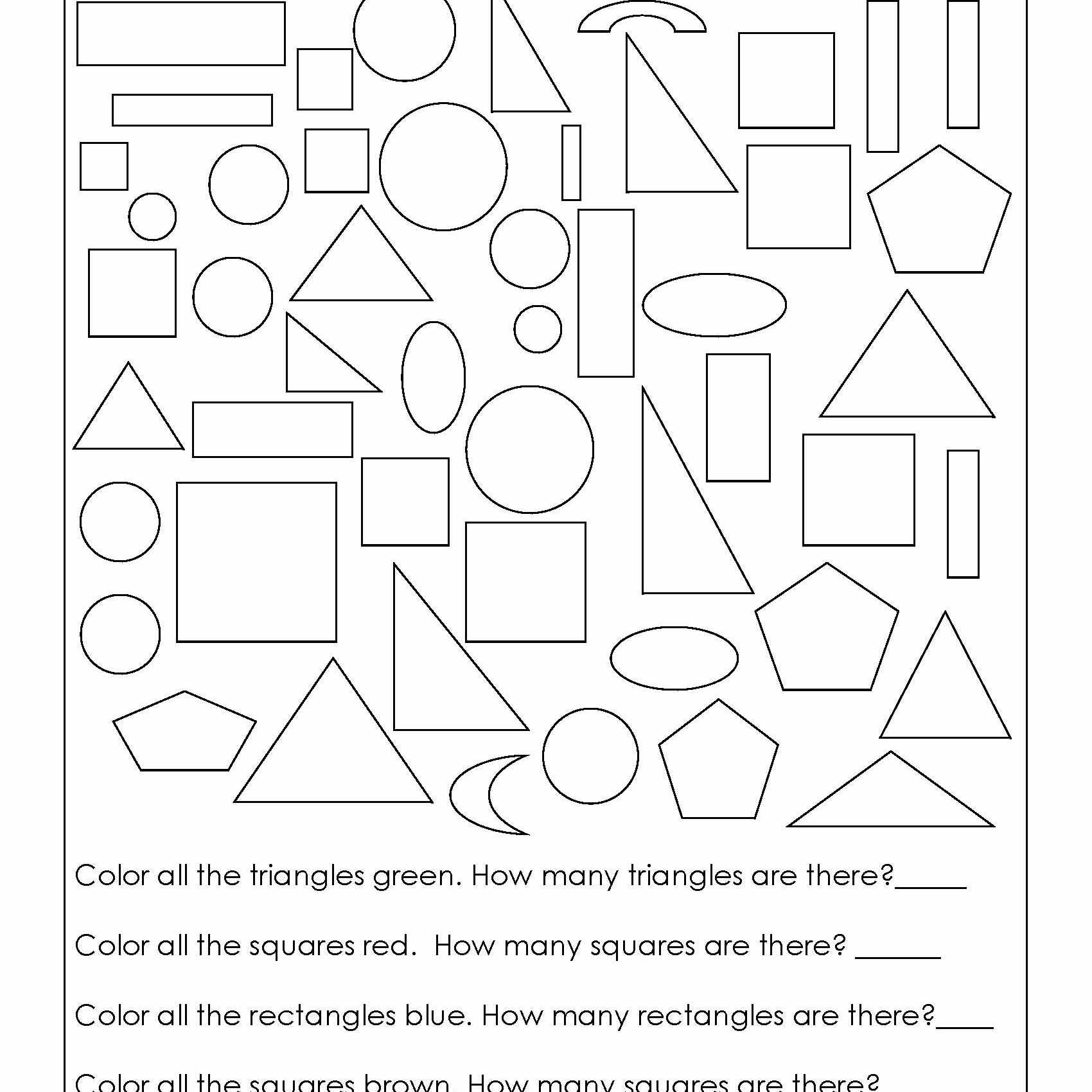 Geometry Worksheets For Students In 1St Grade intended for Homework Pages For 1St Grade