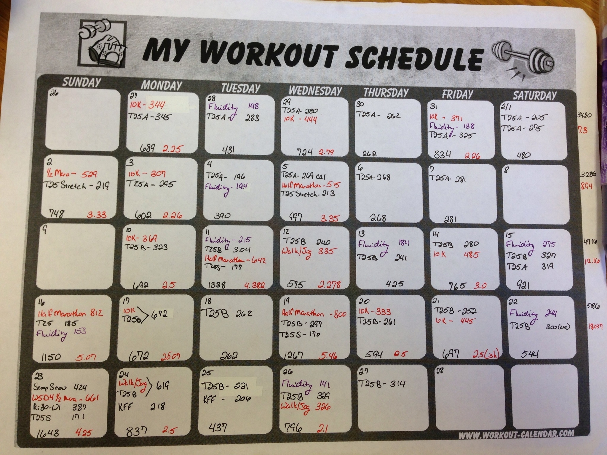 hip hop abs workout calendar month 2