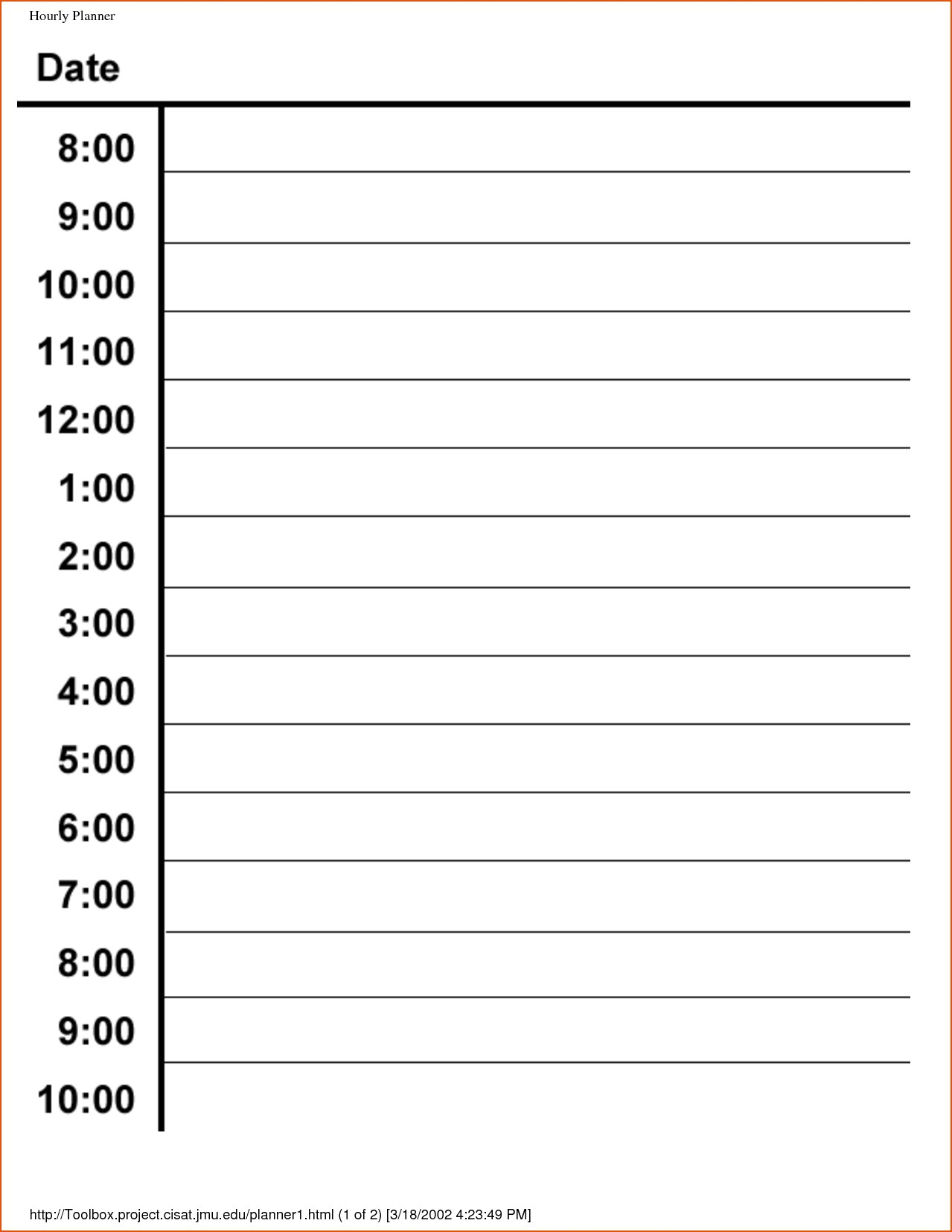 Hourly Appointment Calendar | Thekpark-Hadong pertaining to Blank Weekly Hourly Calendar 8-10