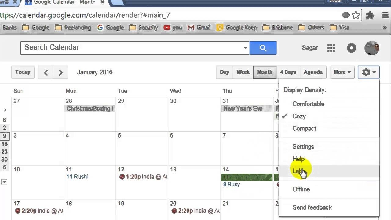 How To Show Year View In Google Calendar - Youtube throughout Year At A View Calendar