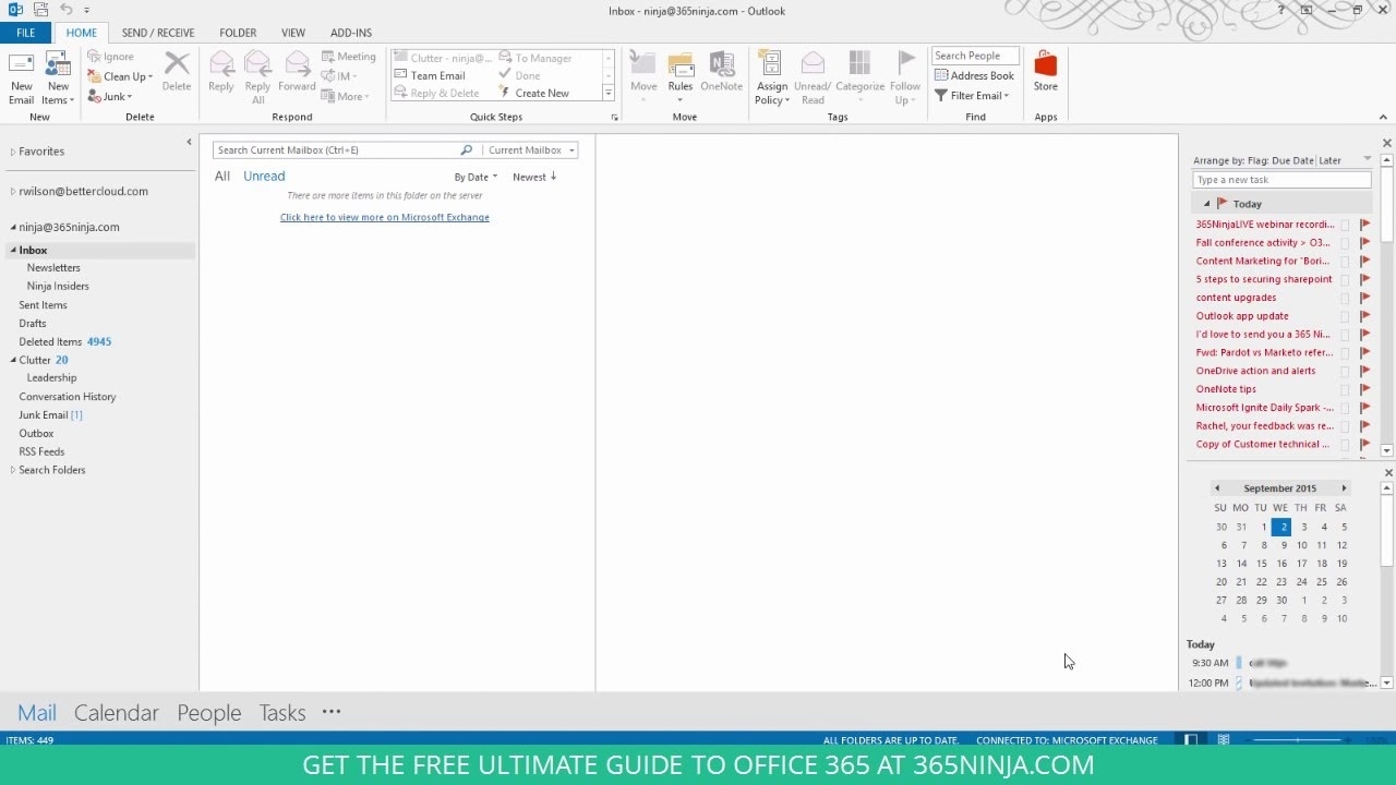 showing tasks in outlook calendar