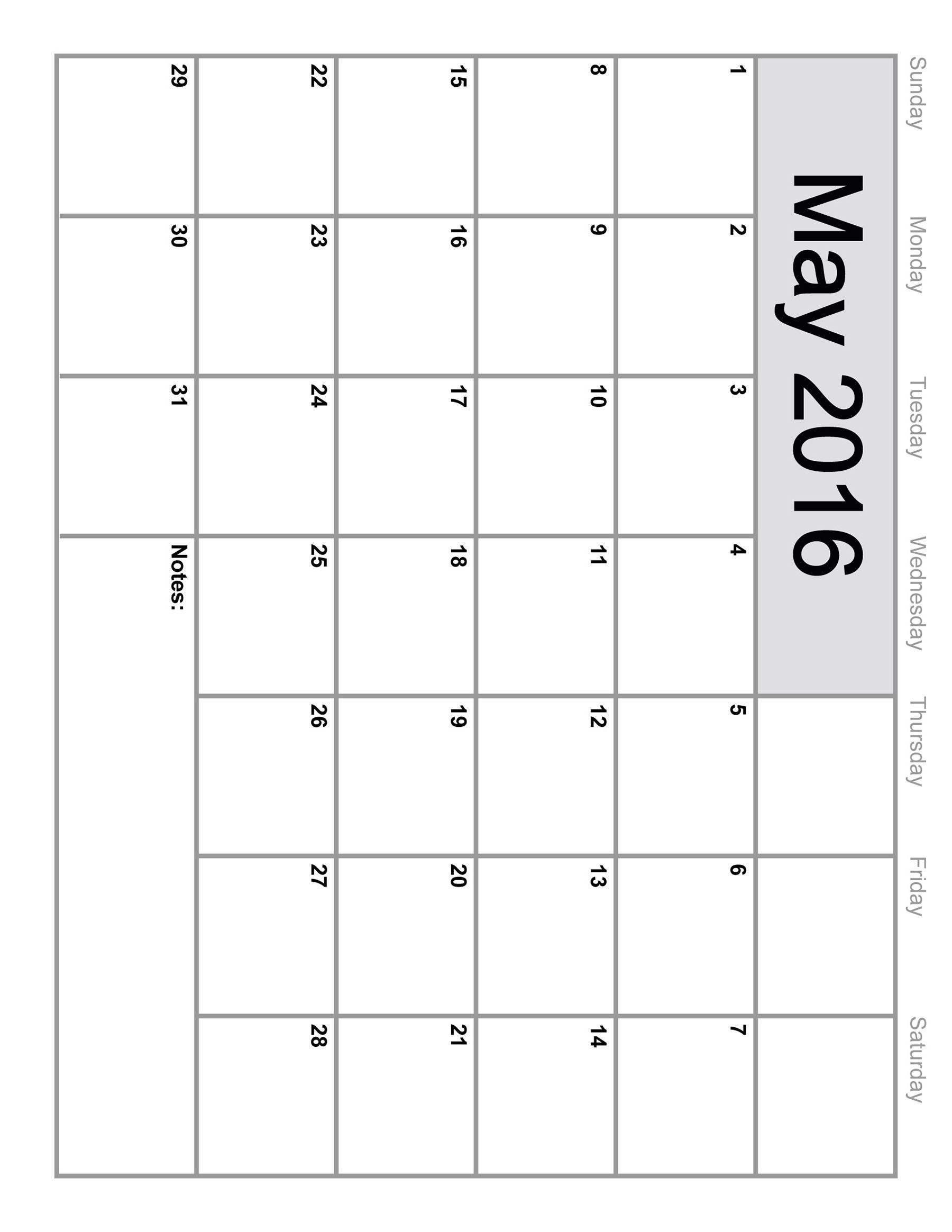 Incredible 8 X 10 Blank Calendar • Printable Blank Calendar Template pertaining to 8 X 10 Print Calendar