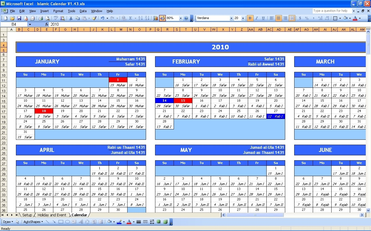 Islamic Calendar 2019 » Exceltemplate regarding Urdu Calendar With Time Table