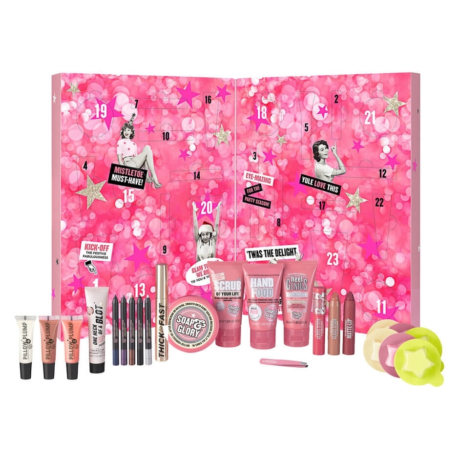 It&#039;s A Calendar, Girls! - Soap &amp; Glory | Mecca for Girls Advent Calendar With Gifts