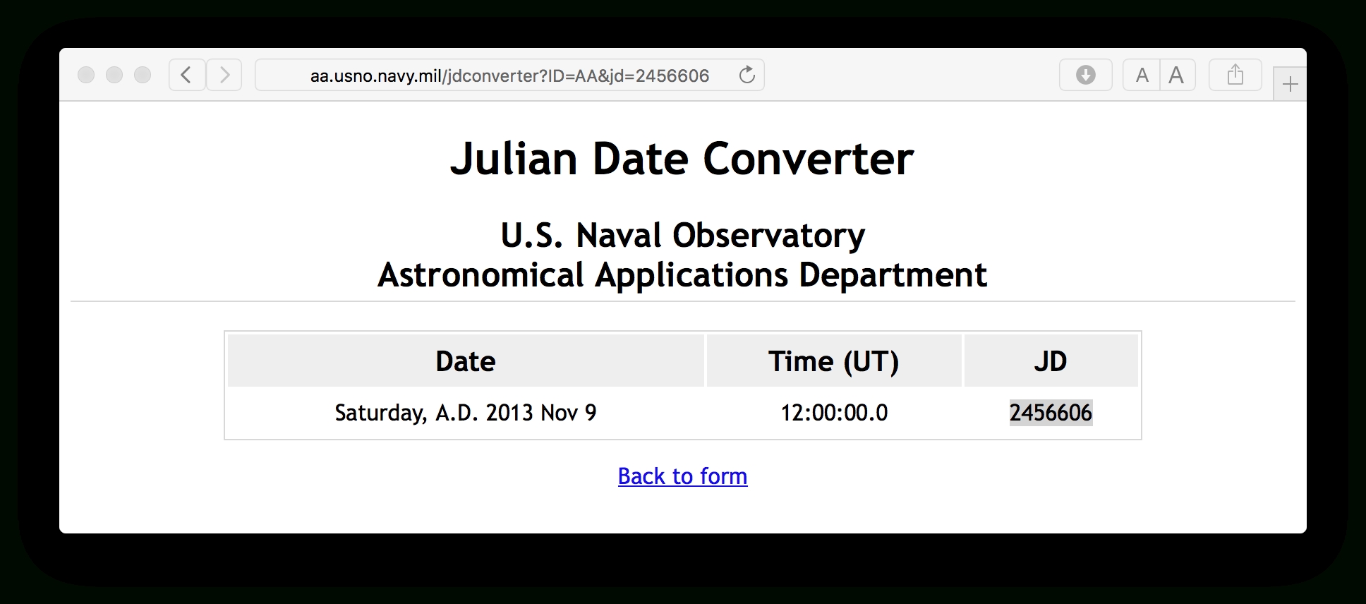 Julian Date To Regular Date Conversion - Stack Overflow inside Calendar November With Julian Date