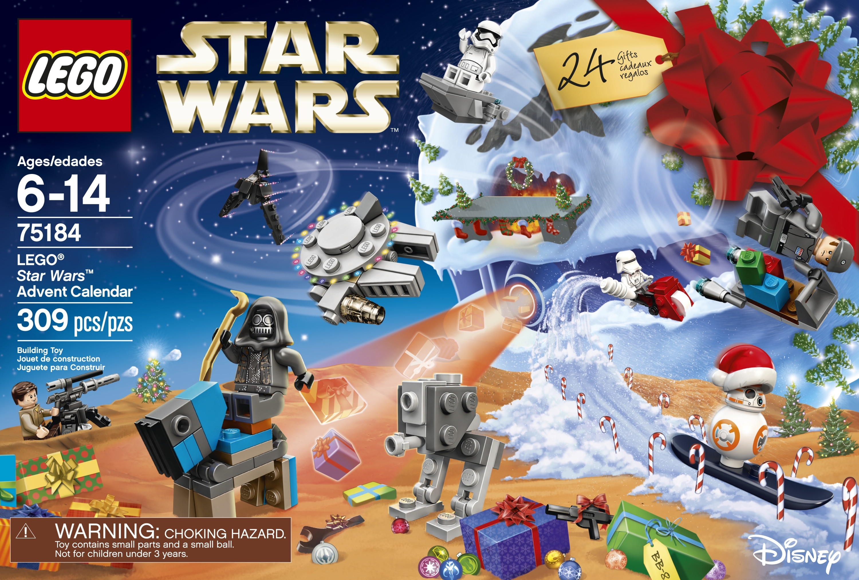 Lego Star Wars 2017 Advent Calendar 75184 - Walmart in All Star Wars Advent Calendar