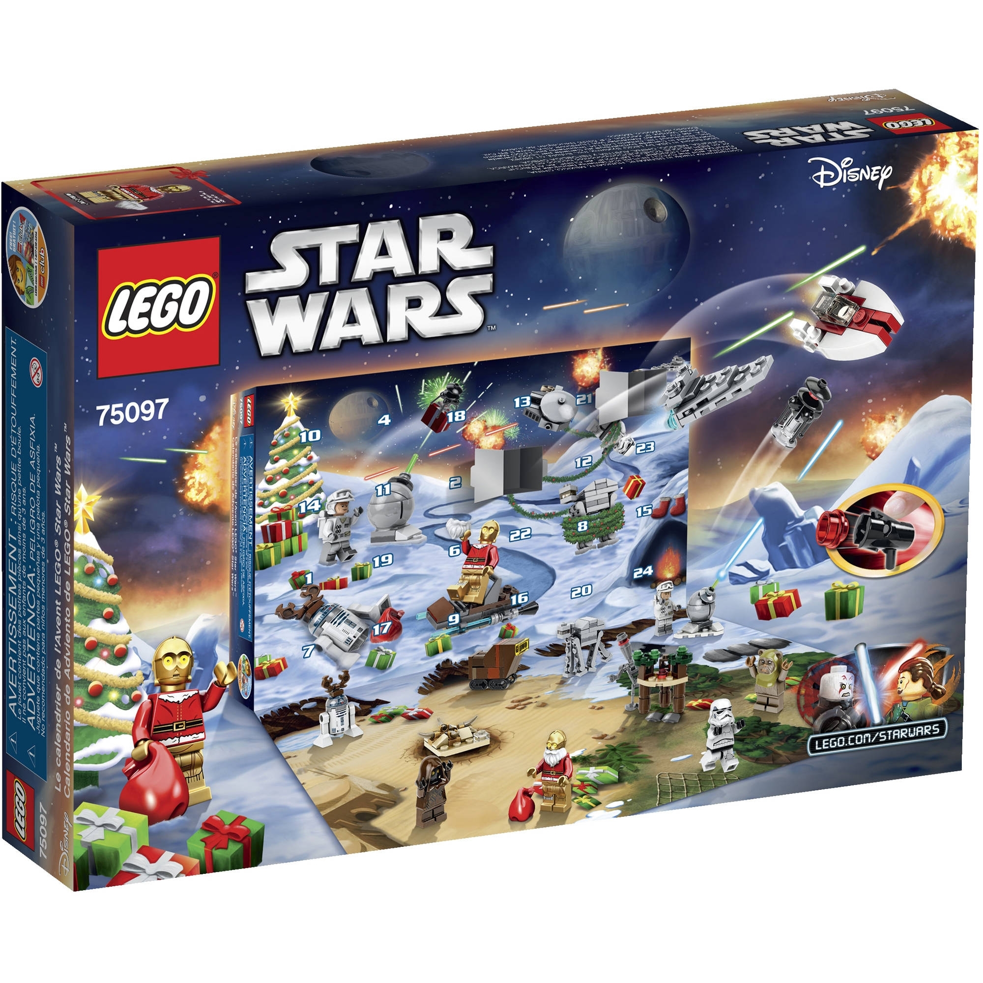 Lego Star Wars Advent Calendar 75097 - Walmart regarding All Star Wars Advent Calendar