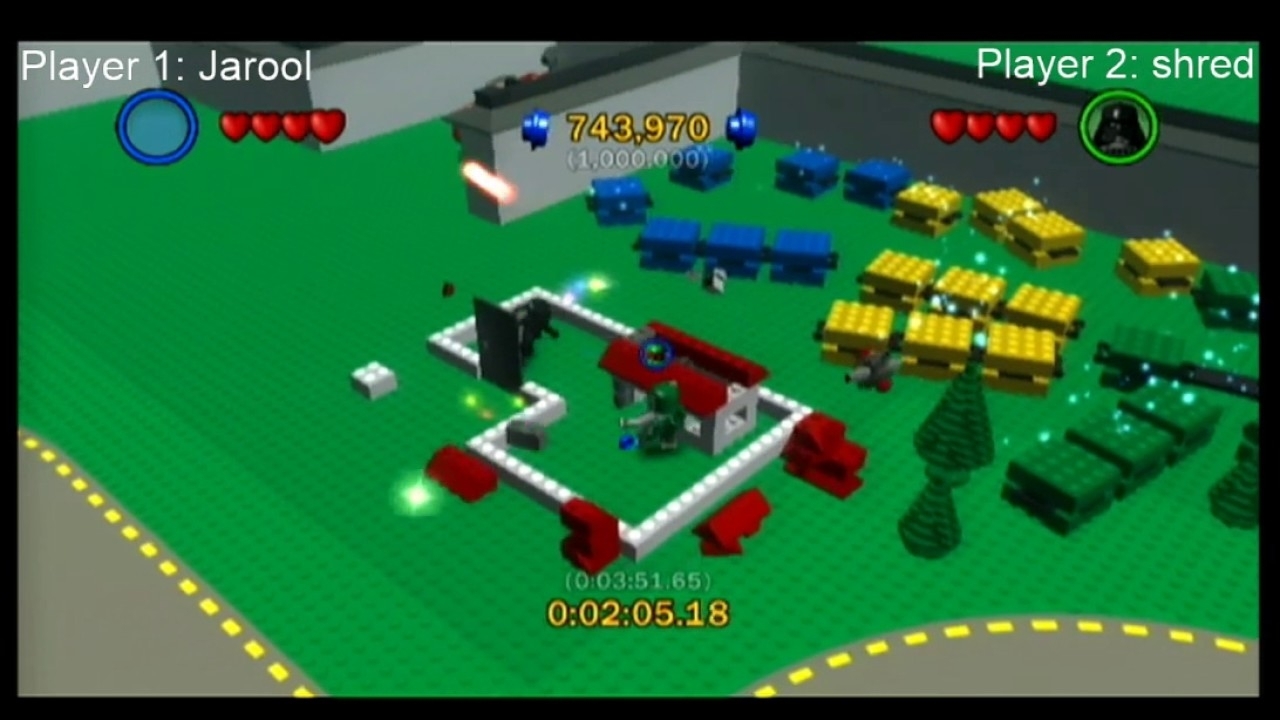 Lego Star Wars: The Complete Saga Lego City Co-Op Speedrun (3:30.54 intended for Lego Star Wars Lego City Cheats