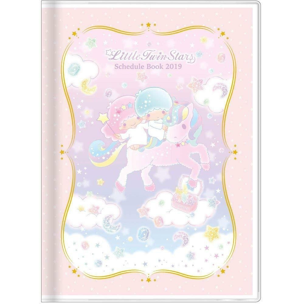 Little Twin Stars Schedule Planner Diary 2019 A6 Size Monthly Up for Sanrio A6 Monthly Planner Print