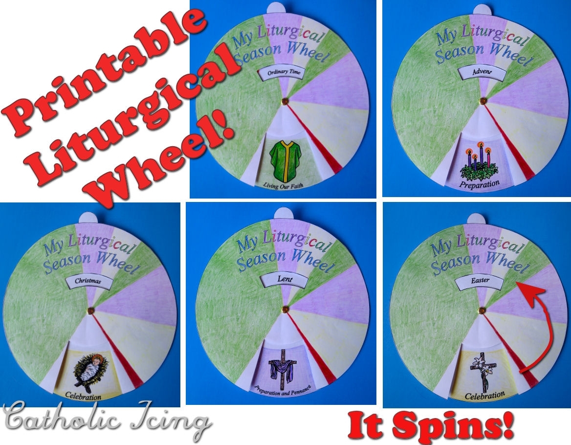 Liturgical Calendar; Printable Craft For Catholic Kids! inside Catholic Liturgical Calendar For Students