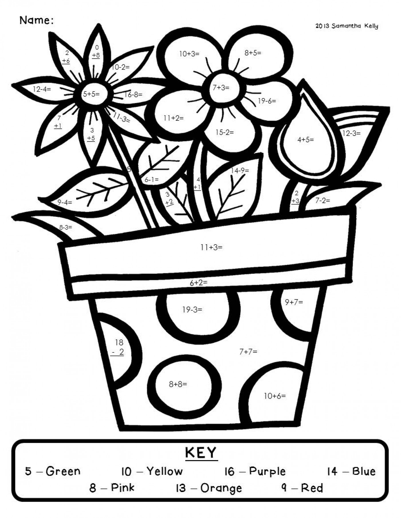 math coloring pages 1st grade at free printable free