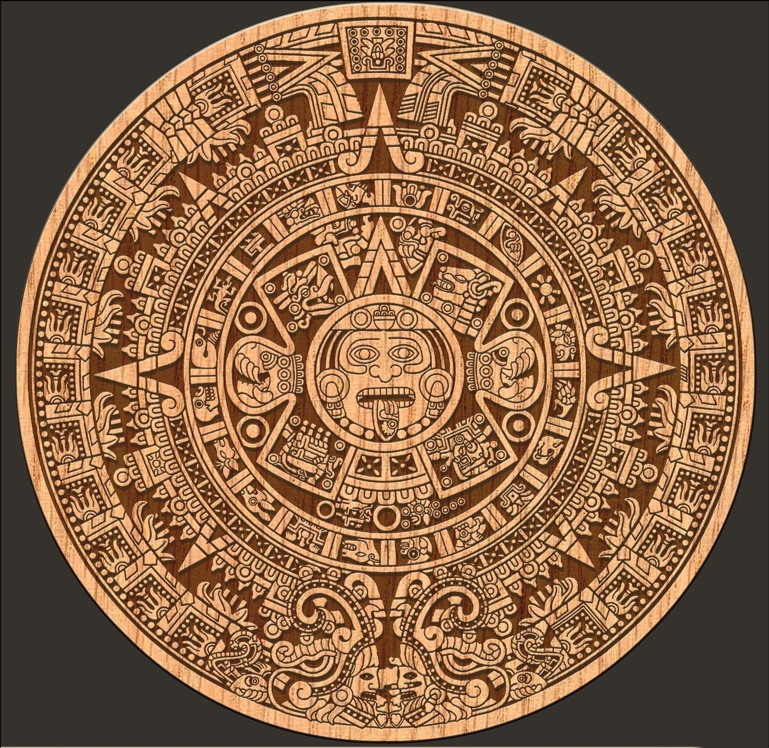 Meaning Of Shapes On Aztec Calendar | Template Calendar Printable for Meaning Of Shapes On Aztec Calendar