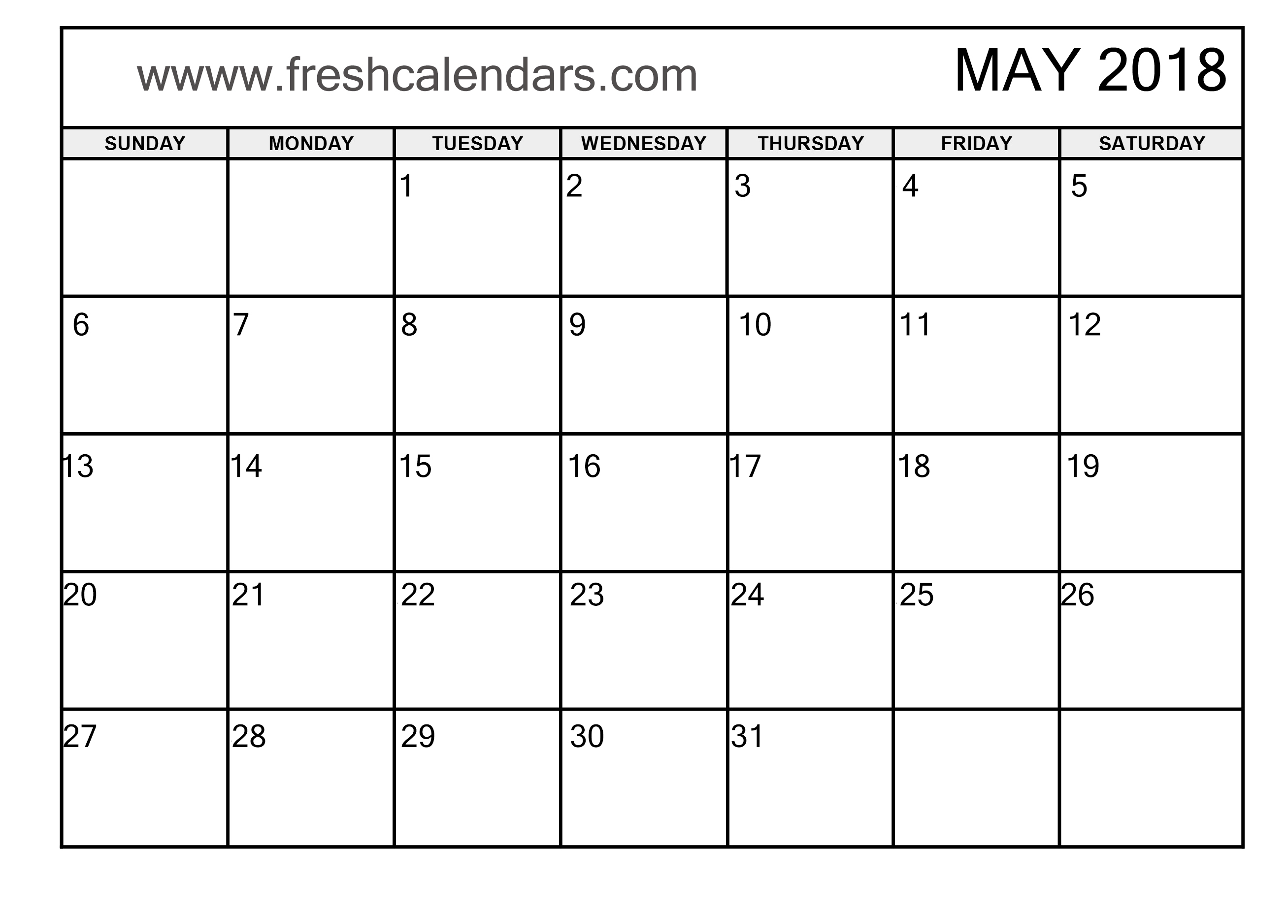 Monday Through Friday Blank Calendar Template | Template Calendar within Monday Thru Friday Calendar Printable