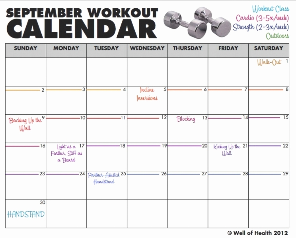 Monthly Exercise Calendar Printable Printable Exercise Calendar with The Insanity 60 Day Wall Calendar