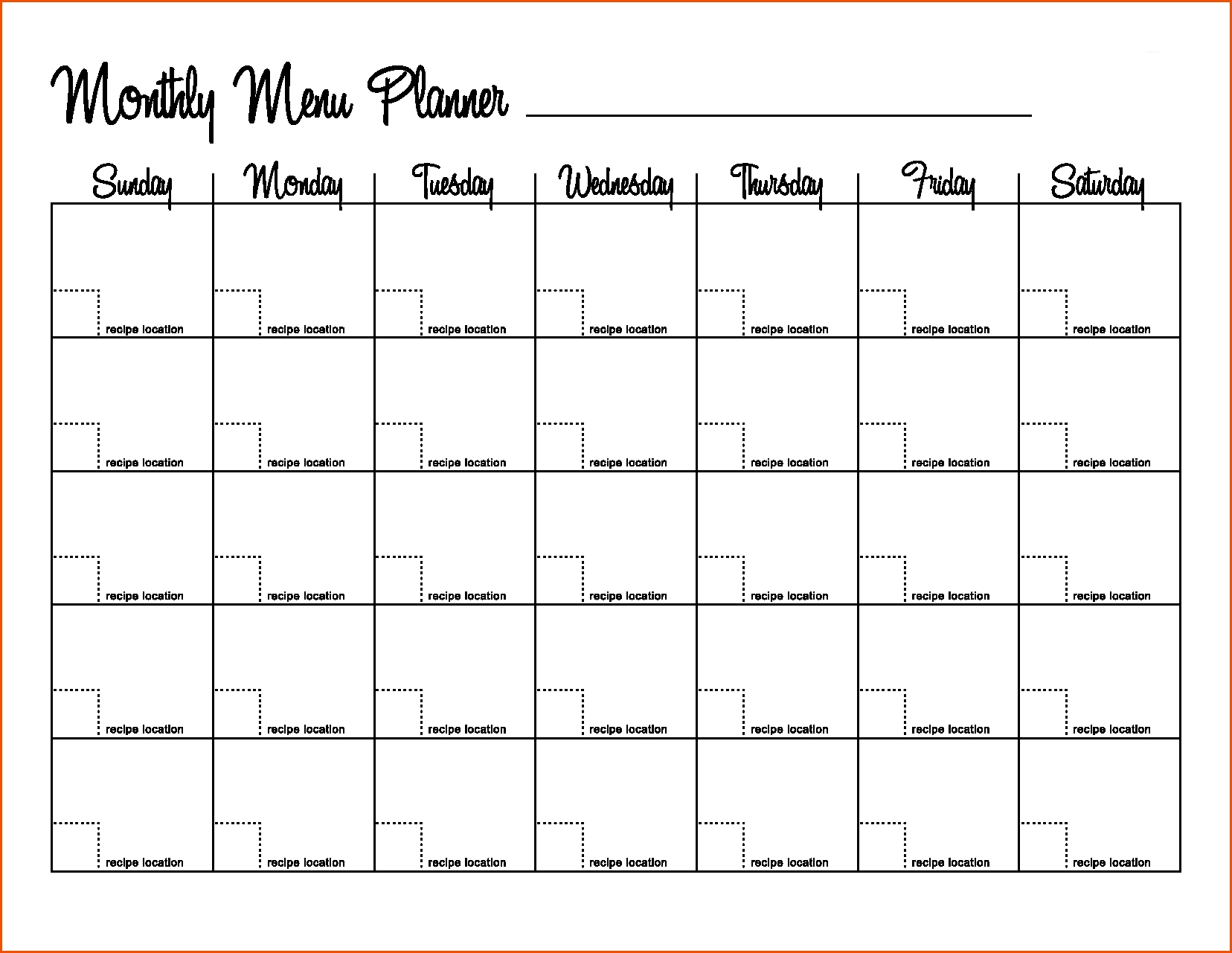 Monthly Planner Template | Monthly Planner Template | Monthly with regard to Free Blank Monthly Planner Templates