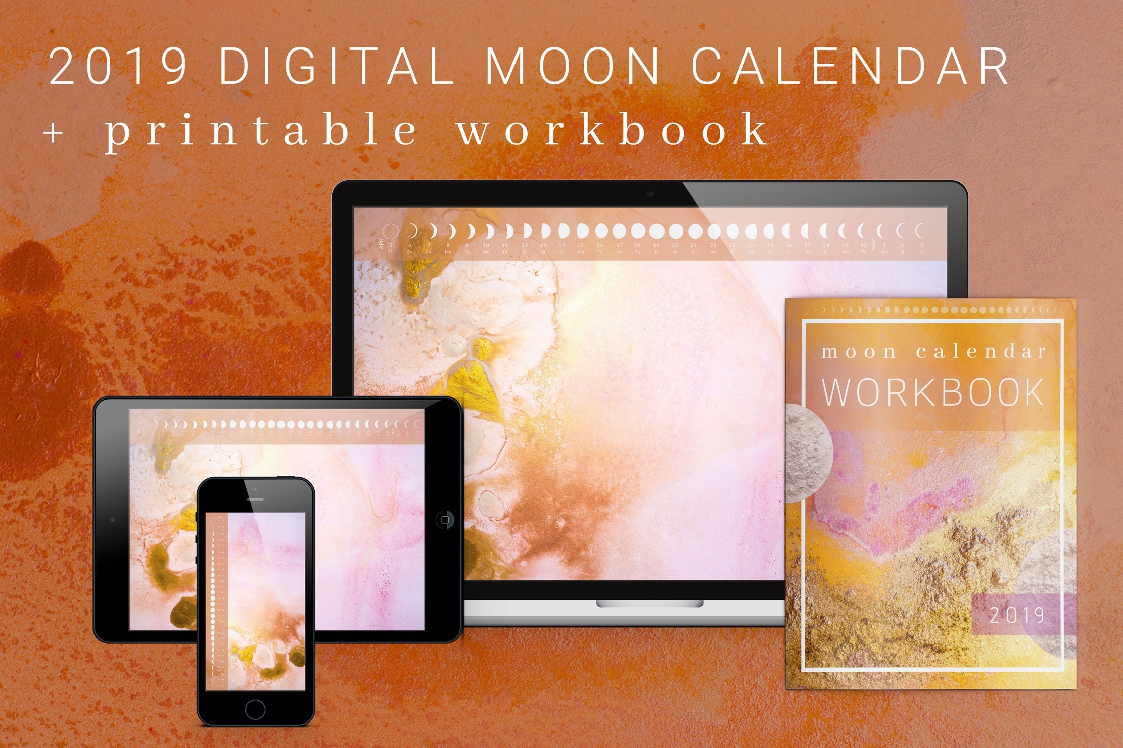 Desktop Calendar With Lunar Cycle