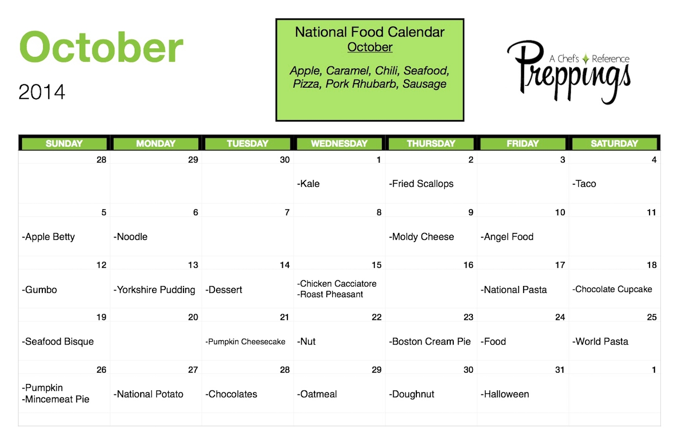 National Food July Calendar Day intended for July National Food Day Calendar