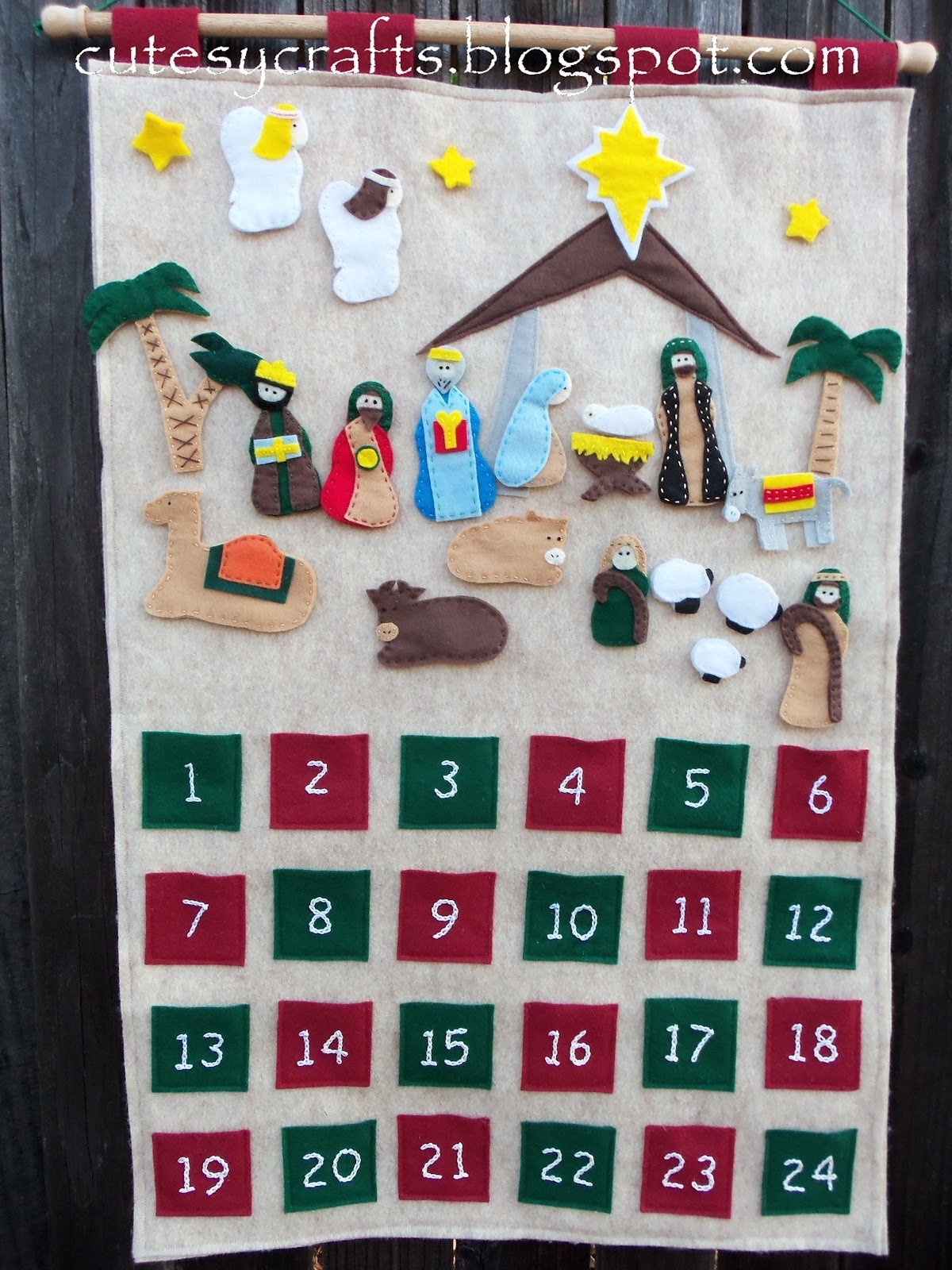 Advent Calendar Gifts With Verses