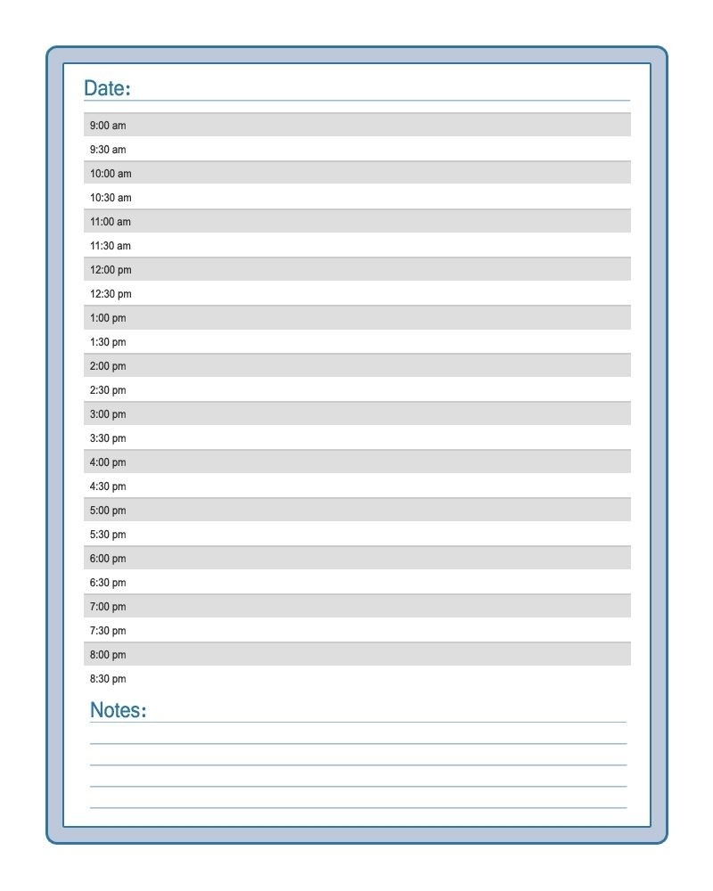On Page A Day Calendar Template - Free Calendar Collection pertaining to Page A Day Calendar Template