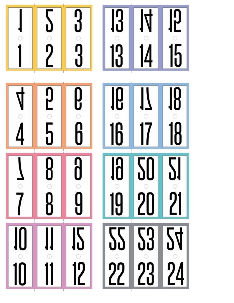 printable number list 1 99 6 on one page calendar inspiration design