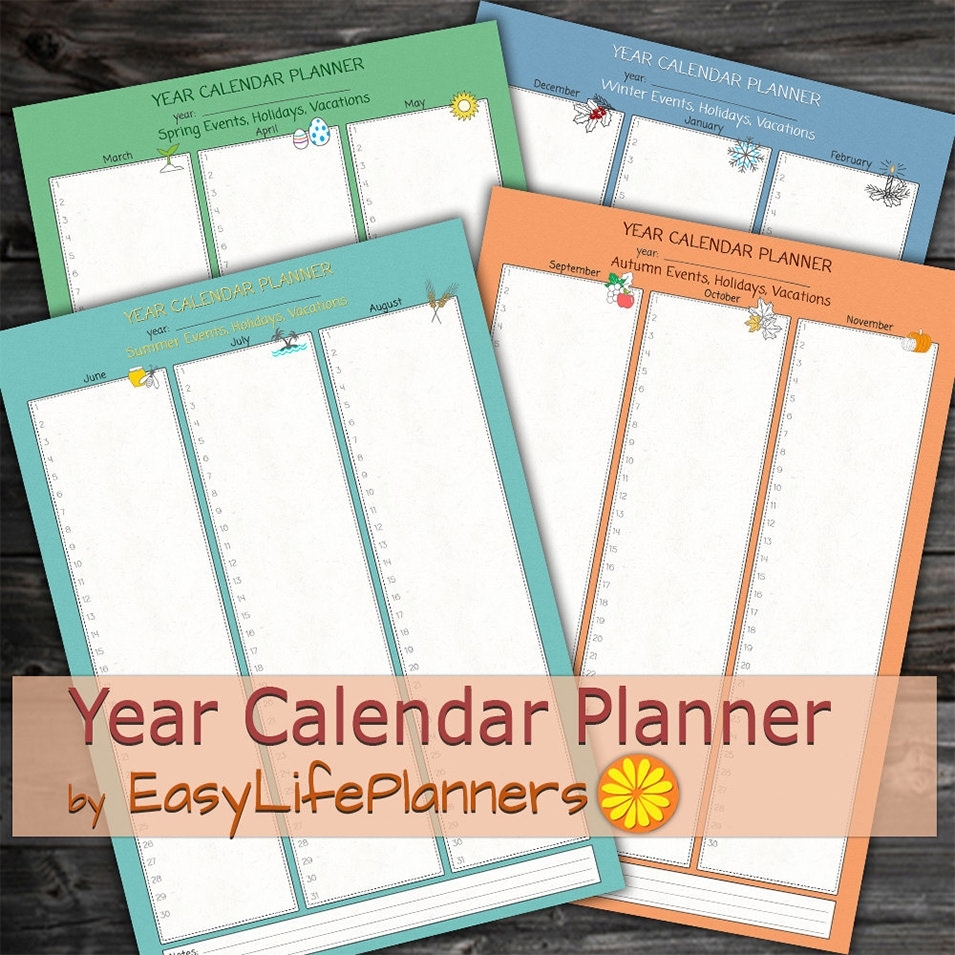 Perpetual Calendar - Calendar Template | Free &amp; Premium Templates pertaining to Summer Picture For Birthday Calendars