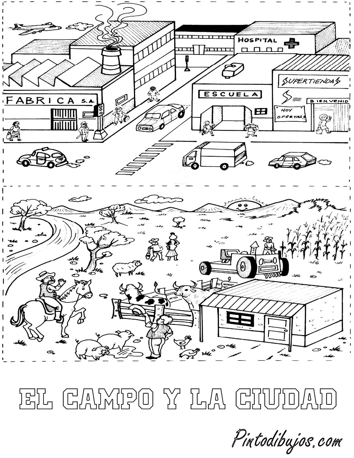 Pin De Elena Chavarría En Escuela | Ciencias Sociales Primaria with Dibujos De Campos Sin Pintar De Preecolar