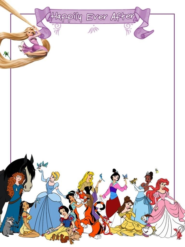 Pinchar Huffman On Disney Stuff | Disney, Autograph Book Disney for Disney Princess Letter Head Templates Free