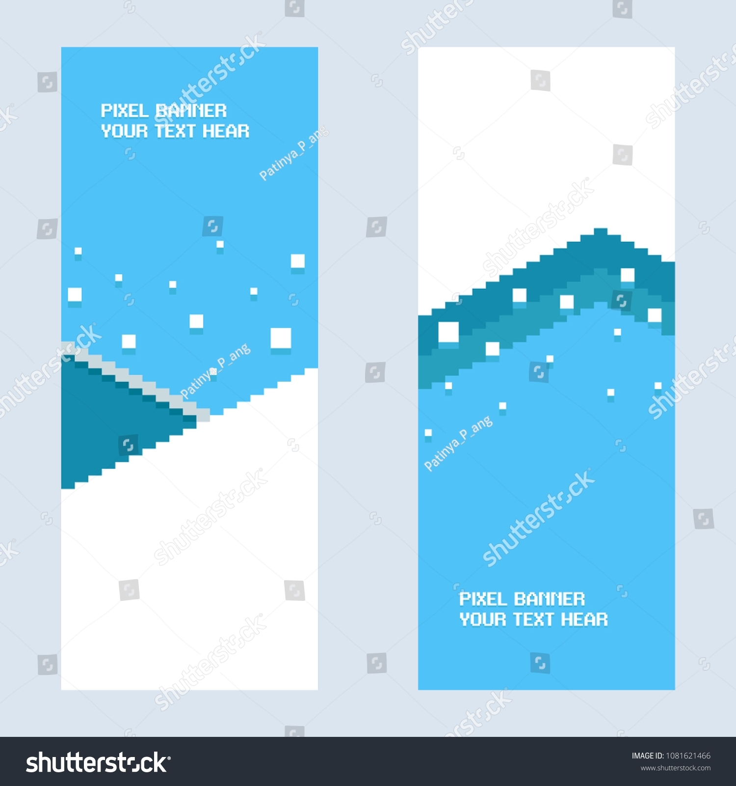 Pixel Roll Banner Vector 8 Bit Style เวกเตอร์สต็อก (ปลอดค่าลิขสิทธิ์ regarding Printable Calendars With Designs By Meatpixel