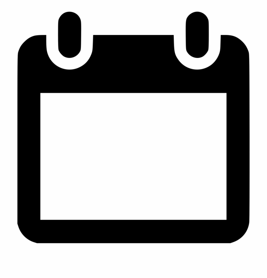 Png File Svg - Blank Calendar Icon Png Transparent Free Png Images within Free Images Generic Calendar Icon