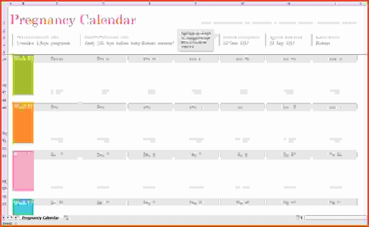 Pregnancy Calendars Weekweek - Maco.palmex.co with Pregnancy Week To Month Calendar