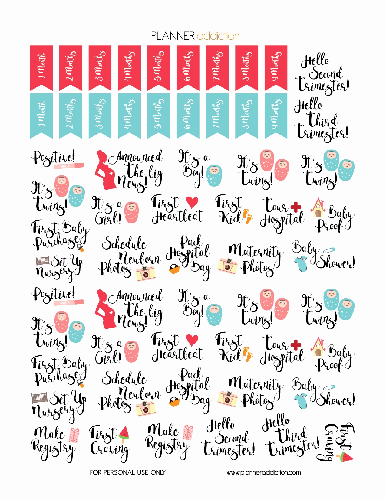 Pregnancy Calendarweek Printable Pregnancy Planner Addiction within Week By Week Pregnancy Calendar