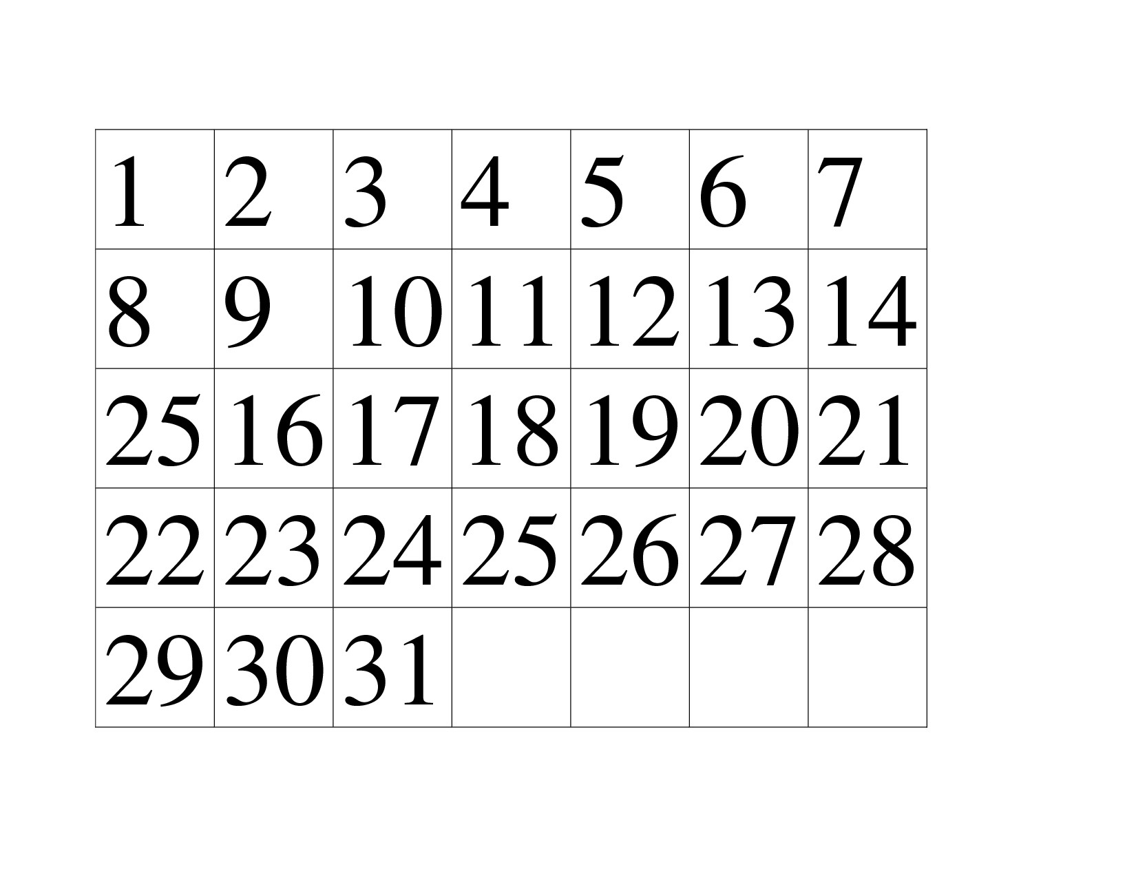 Preschool Printables Calendar Numbers Free Calendar Template Example regarding Free Template Printable Calendar Numbers