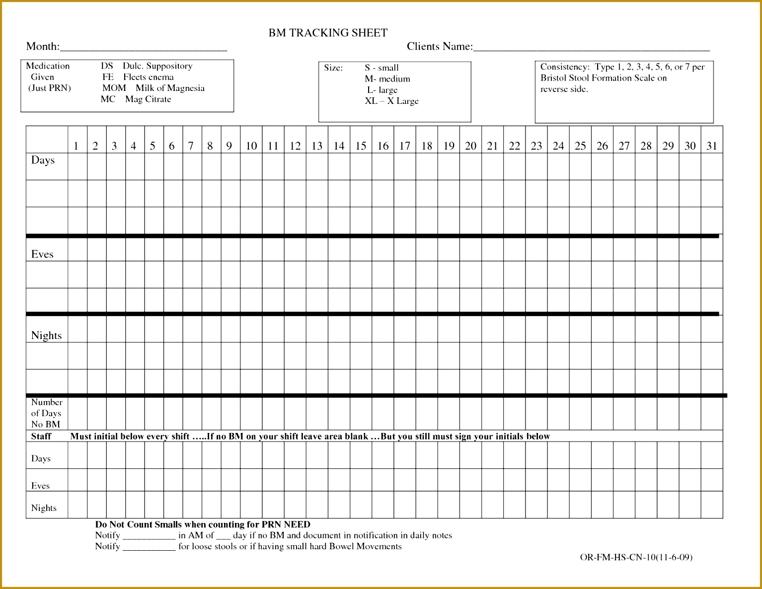 Printable 30 Day Medication Sheet | Template Calendar Printable for Printable 30 Day Medication Sheet