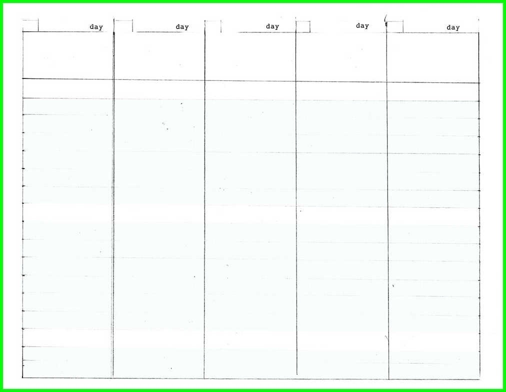 Printable 5 Day Working Week Calendar | Template Calendar Printable inside Printable 5 Day Working Week Calendar