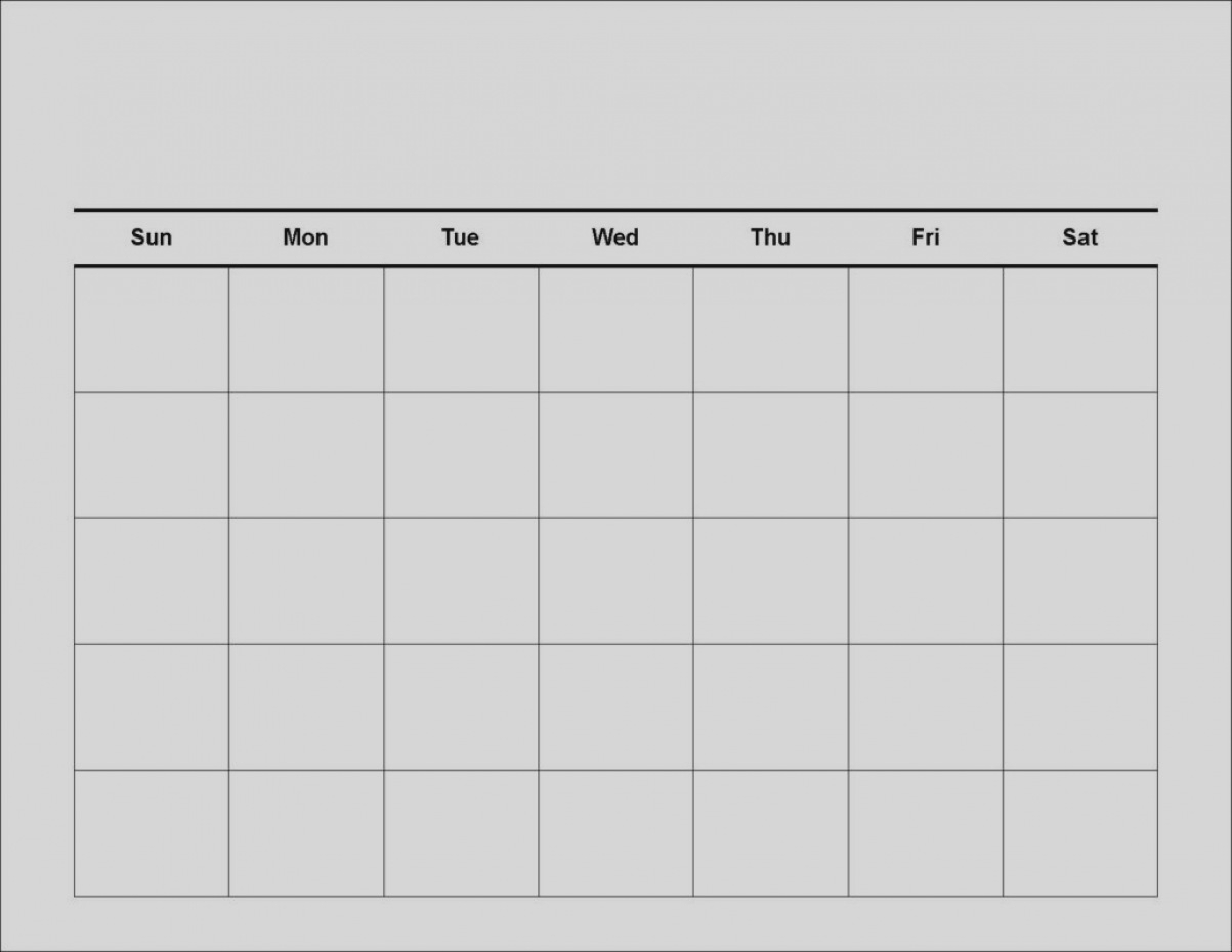 Printable Blank 31 Day Calendar | Template Calendar Printable inside Printable Blank 31 Day Calendar