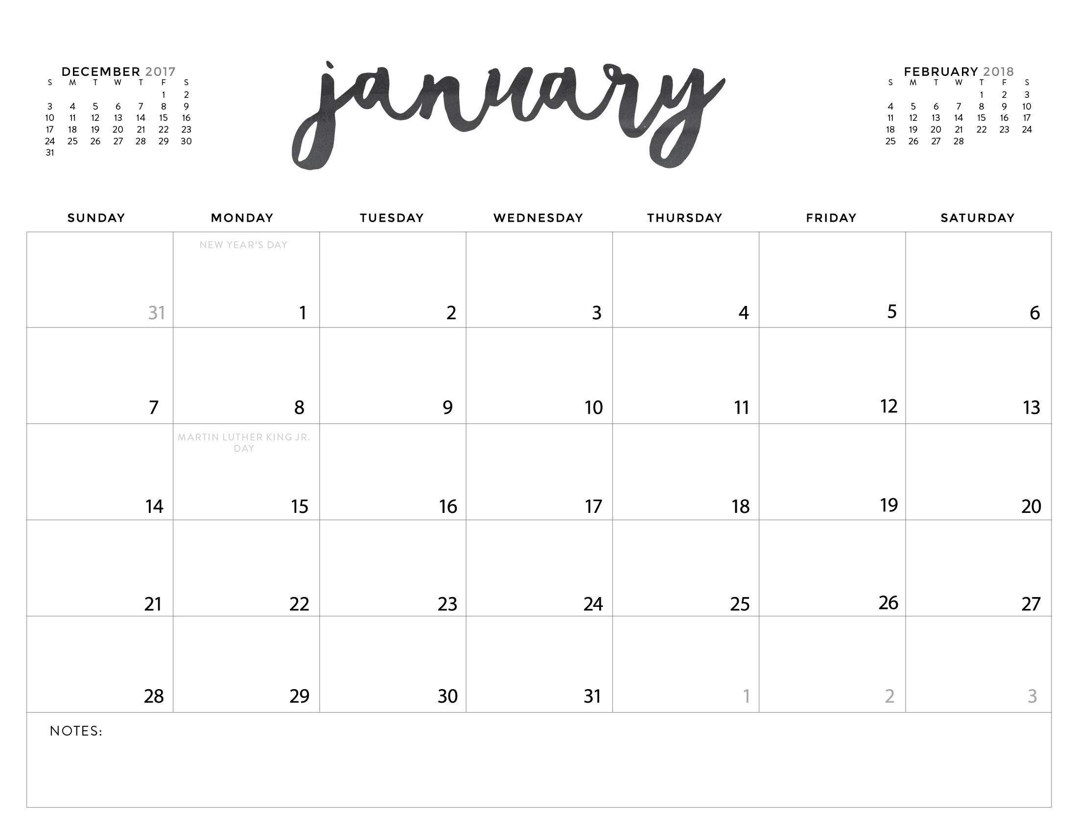 Printable Calendar 2018 A3 Printable Calendar 2019 Throughout A3 Blank Calendar Monthly Template 